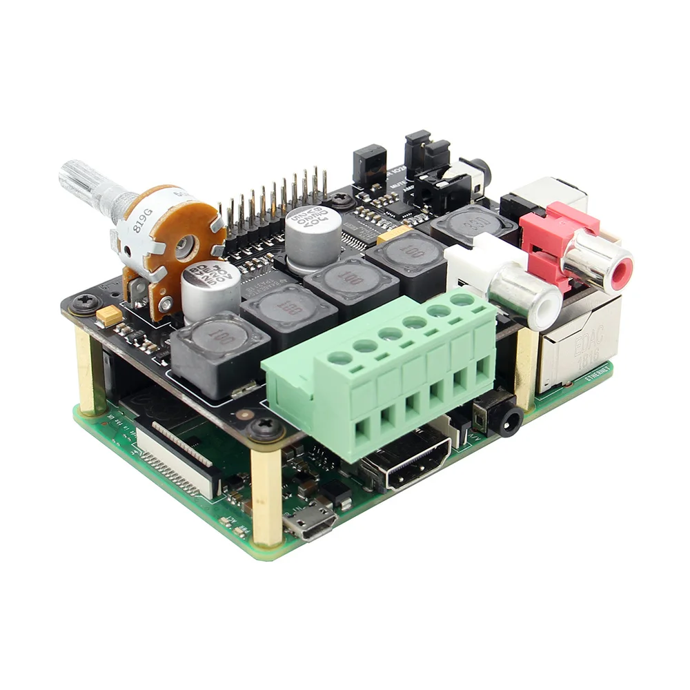  LEORY X400 V3.0 DAC + Modulo AMP Full-HD Amplificatore in Classe D I2S PCM5122 Audio Scheda di Espa