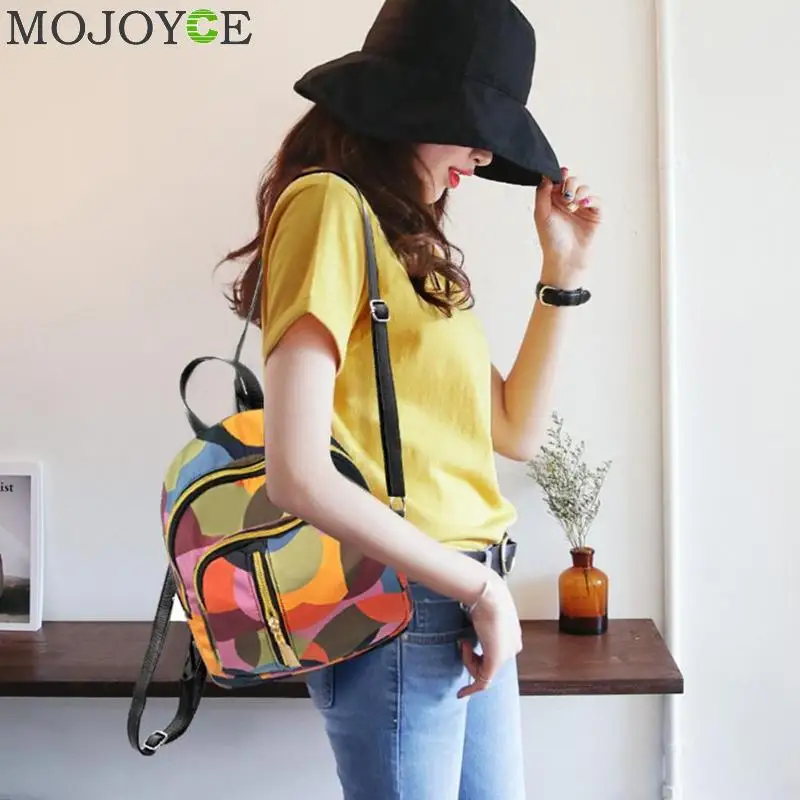 جديد Preppy نمط هندسية النساء على ظهره فتاة حقيبة مدرسية السيدات حقيبة كتفية للسفر المدرسة الطالب حقائب بولسا الأنثوية