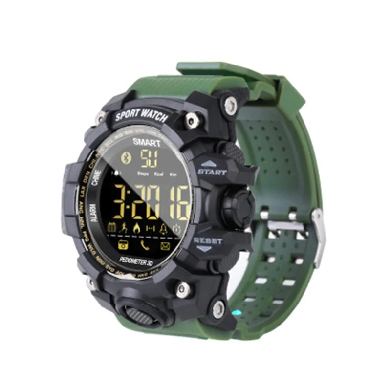 

Outdoor Sports Smart Watch Waterproof Bluetooth Remote Control Camera Call Message Reminder Steps Pedometer Sport Watch