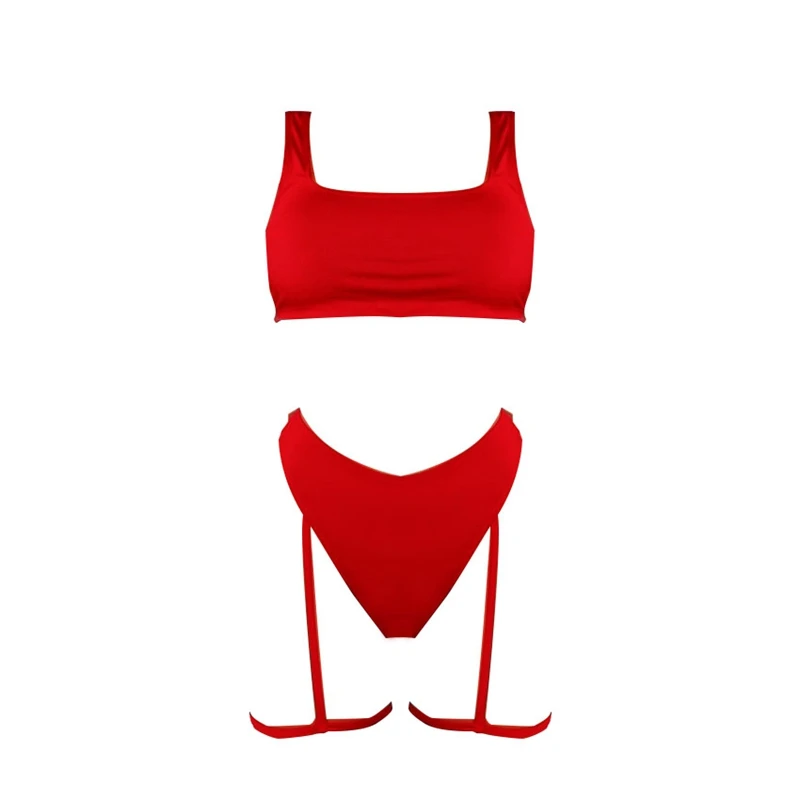 

Women Two Piece Swimsuit Tankini Set Women Swimwear Bathing Suit Monokini Padded Summer Thong Swimsuit