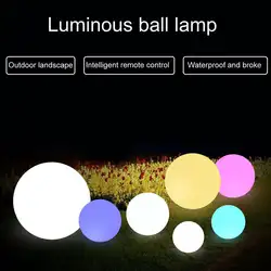 16 цветов креативный водосветодиодный стойкий светодиодный пульт дистанционного управления шаровой указатель Ночной Свет домашний