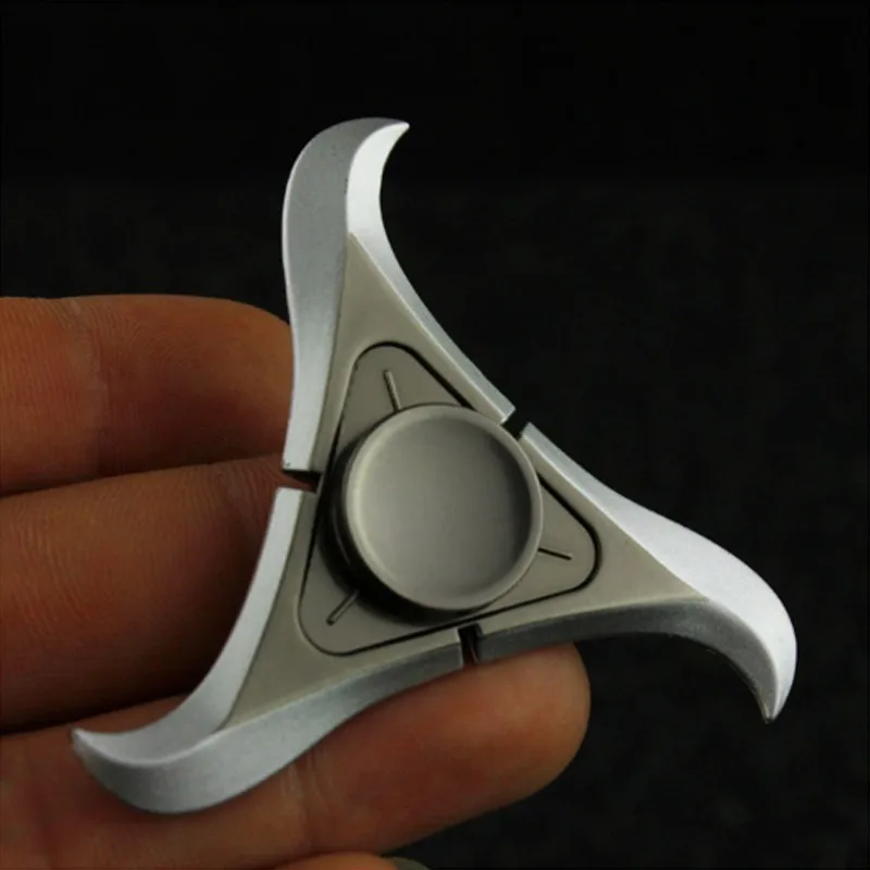 

Fidget Hand Spinner Zinc Alloy Metal Rainbow Spiner Anti-Anxiety Toy for Spinners Focus Relieves Stress Adhd Finger Spinner E