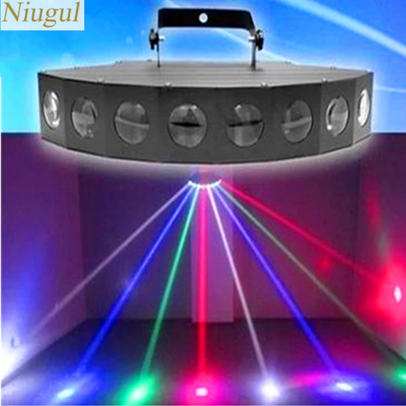 

RGBW LED Beam Scanner Light,8X10W LED Scan Stage Effect Lights,DMX Mini LED Spider Light ,DJ Scanning Beam Effect Disco Lighting