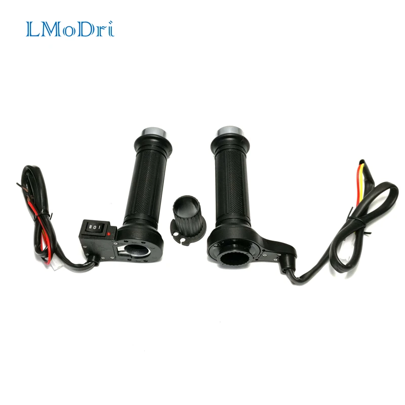 Goede LMoDri 2016 Nieuwe Motorfiets Elektrische Verwarmde Grip Motorbike ATV Hand Hot Grips 7 8 \