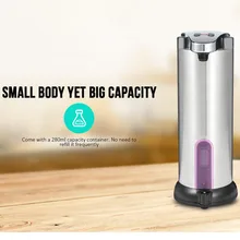 Автоматический диспенсер для мыла Инфракрасный дозатор зондирования Индукционная 4-уровневая регулировка для Ванная комната Лосьон для тела Кухня дезинфицирующим эффектом 280 мл