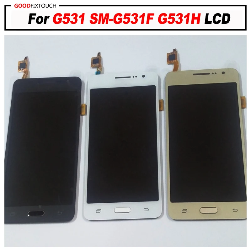 

High quality For Samsung Galaxy Grand Prime G531 G531F SM-G531F G531H LCD display+Touch Screen Digitizer Assembly + home button