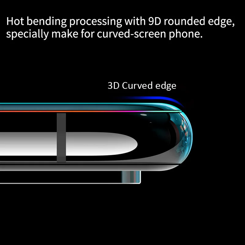 Nillkin 3D DS+ Макс закаленное Стекло для huawei P30 Pro полный Экран крышка изогнутая Защитная Олеофобное