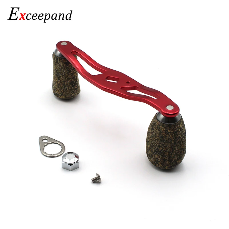 Exceepand Rubber Cork Knobs Red Fishing Reel Handle for Abu Garcia Daiwa Baitcasting Reel Exceepand Rubber Cork Knobs Red Fishing Reel Handle for Abu Garcia Daiwa Baitcasting Reel