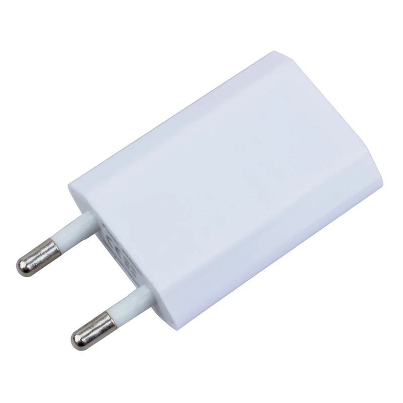 Белый ЕС USB зарядное устройство адаптер переменного тока для iPhone 5 5S 4S 4 3GS iPod Touch
