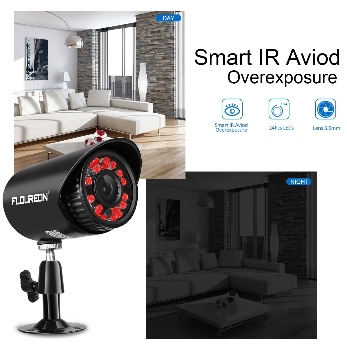 CCTV видео набор для наблюдения 8CH 1080N AHD DVR + 4 шт Открытый 1500TVL 720 P 1.0MP аналоговые