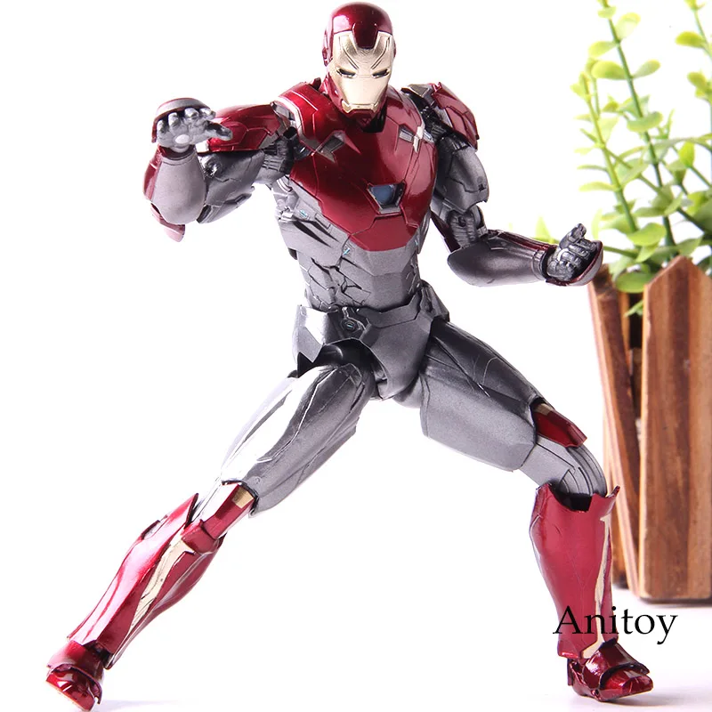 Figuarts СВЧ Ironman Marvel Мстители Бесконечность войны Железный человек Mark XLVII MK 47 ПВХ Коллекция Модель игрушечные лошадки