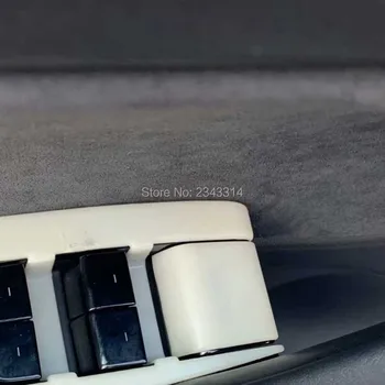 

For 2017 2018 2019 Tesla Model 3 ABS Window Control Panel Glass Lift Switch Cover Trim Protector Sticker Car Styling Accessories