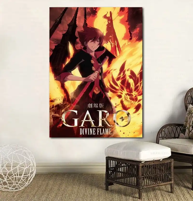 Garo Divine Flame Anime Poster Canvas Painting Print Home Decoration Wall Art Decor No Frame Painting Calligraphy Aliexpress Garo Divine Flame Anime Poster Canvas Painting Print Home Decoration Wall Art Decor No Frame Painting Calligraphy Aliexpress