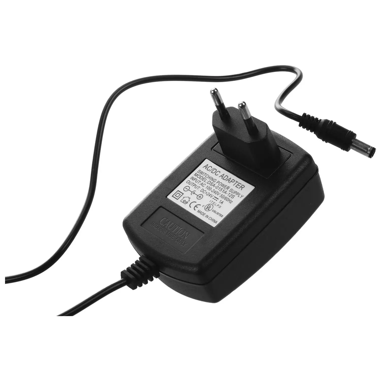DC 24V 1A AC адаптер питания для светодиодной ленты света CCTV камеры 2 1 мм x 5