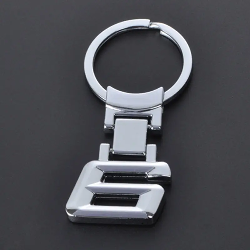 

Creative Metal Alloy Car Key Chain digital Styling Key Holder Gift for BMW 1 3 5 6 7 8 X Series Key Ring