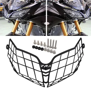 

Black Headlight Mesh Grill Guard Cover Protector Mounting Hardware Kit Fit For Benelli TRK 502 Moto Models