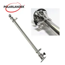 Для рыбалки плоский каяк каноэ лодка с многоконтактной штепсельной вилкой морской лодки 316 нержавеющая сталь 1" 457 мм палуба флаг Полюс доступ для яхты