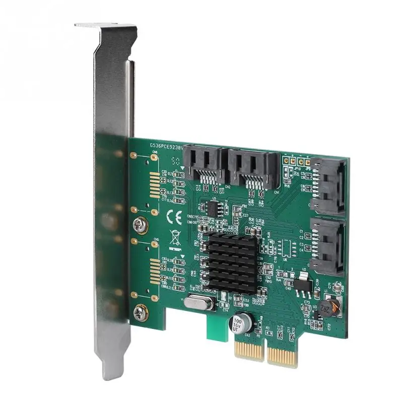 Стабильный сигнал SATA3 PCI E к SATA3.0 карта расширения SATA III (6 Гбит/с) 4 портовая RAID