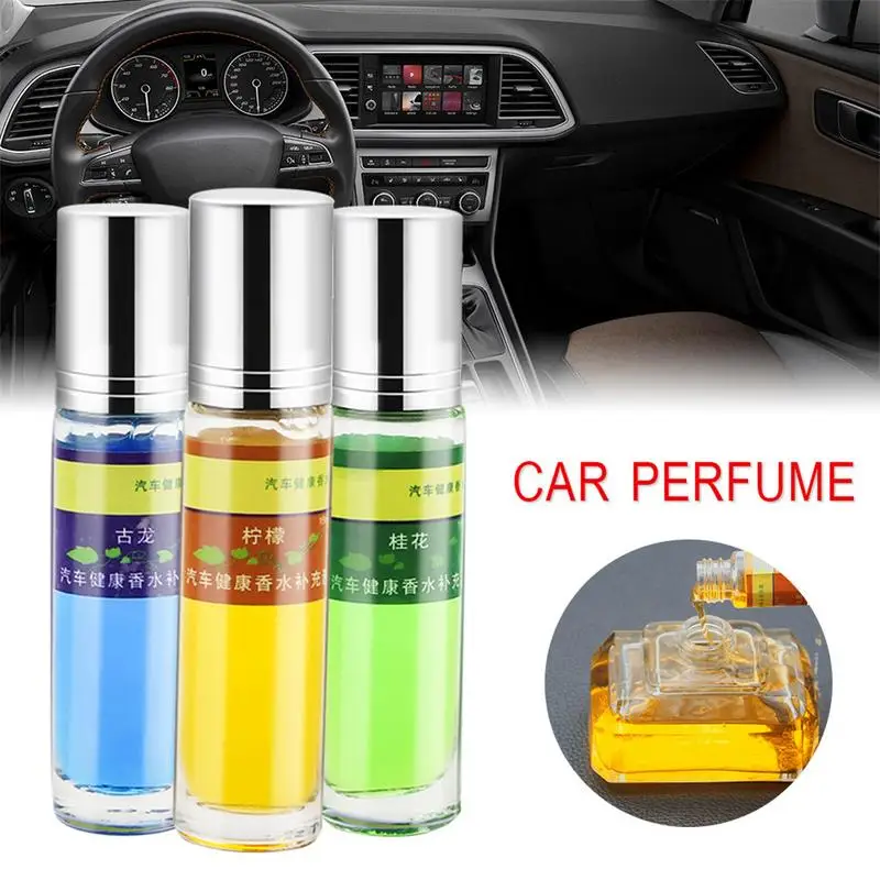

3PCS/SET Car Perfume Essential Oil Replenisher Plant Spice Aromatherapy Oil Natural Plant Essential Car Outlet Perfume