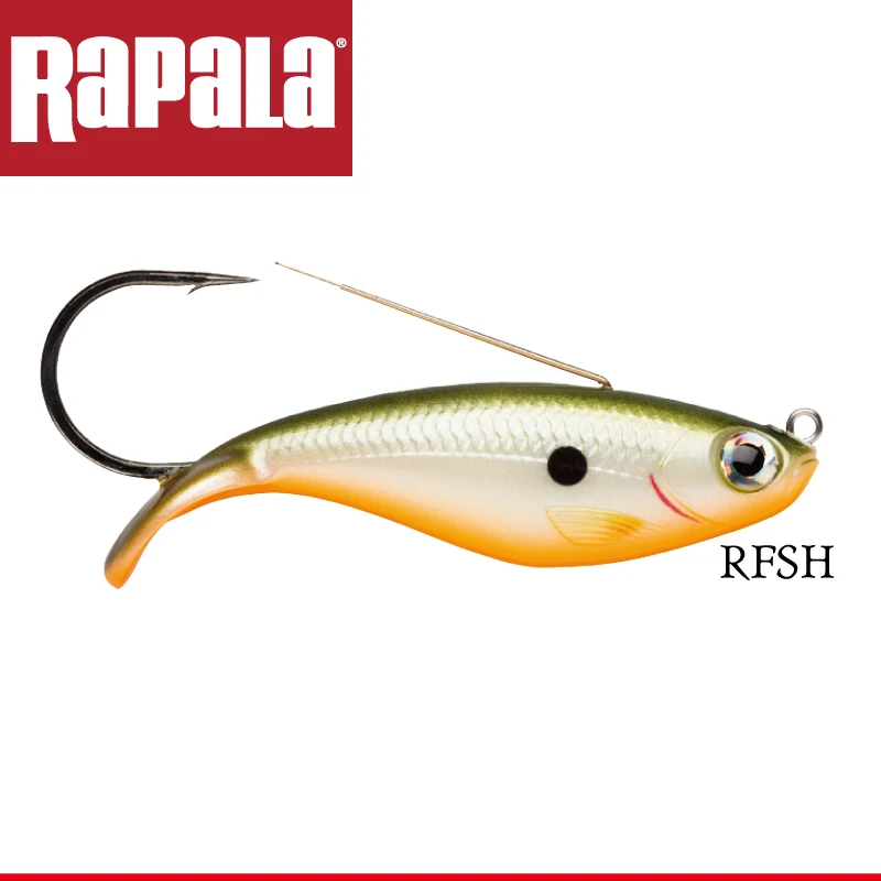 Rapala WEEDLESS SHAP WSD08 8 см/16 г жесткая качественная профессиональная приманка с одним крюком для литья и троллинга 3D BADY