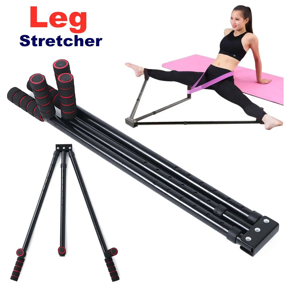 

3 Bar Iron Legs Stretcher Extension Split Ligament Machine Flexibility Professional Split Legs Training Tool Fitness Equipment