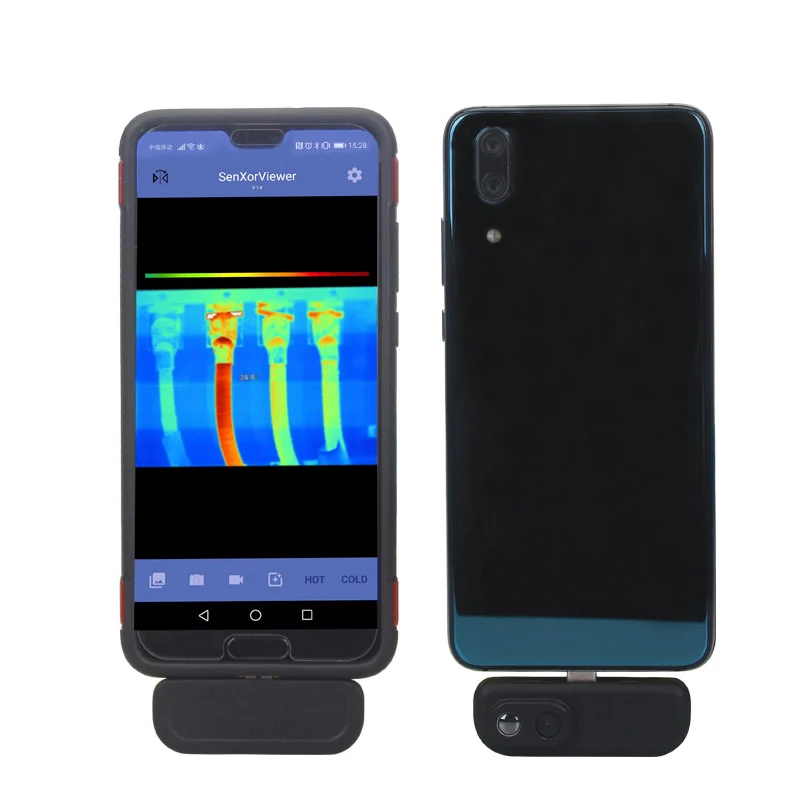 

WG201 Cell Phone Thermal Imaging Camera for Android Smart Phone 640x480 Resolution Thermal Imager Cameras