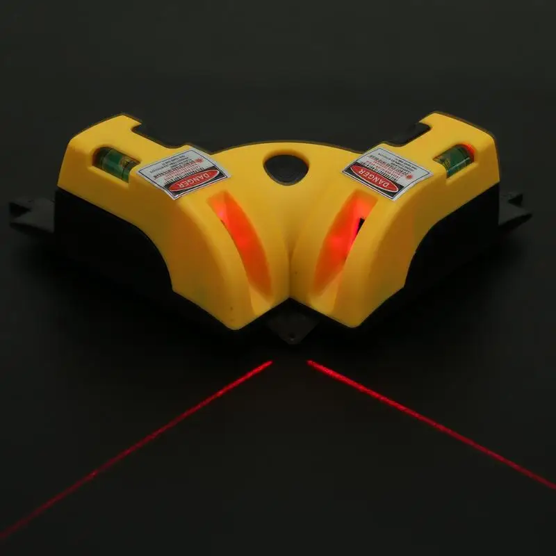 

90 Degree Right Angle Two Lengthened Vertical Horizontal Laser Line Projection Square Level Laser Level laser Measurement Tools