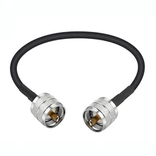 JX Заводская распродажа радиочастотный коаксиальный кабель UHF разъем «Папа-папа» UHF PL259 штекер UHF штекер PL259 RG58 косичка кабель 30 см-20 м