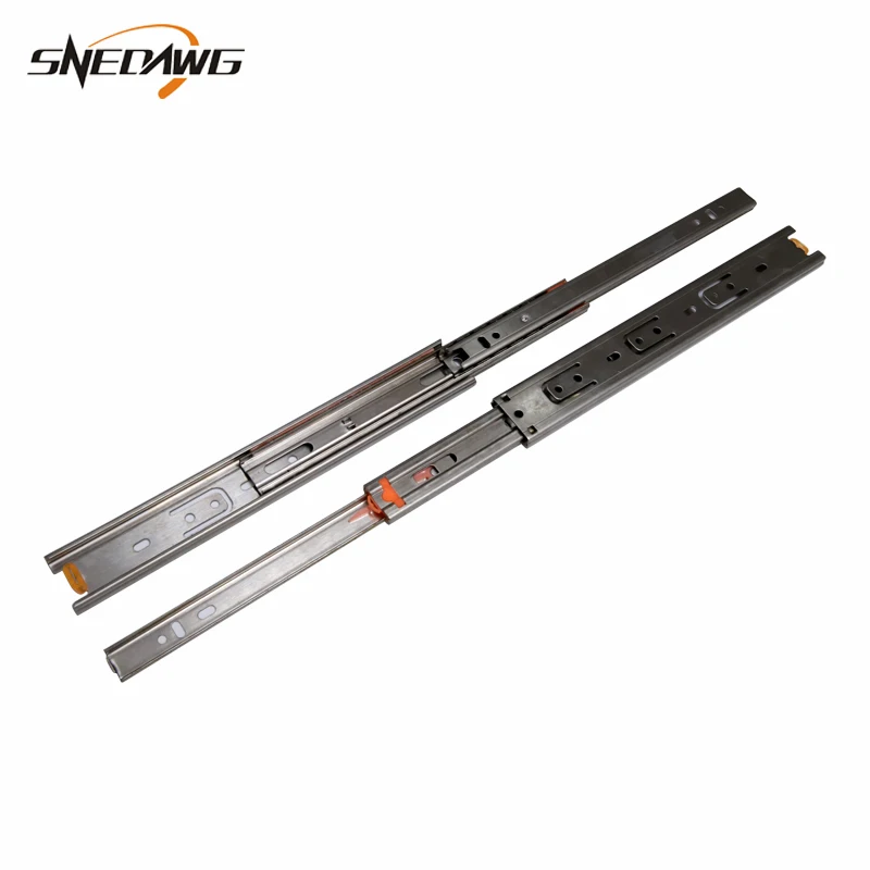 

2pcs 35mm Width Stainless Steel Drawer Slide Ball Bearing Drawer Sliding 10/12/14/16/18/20/22/24inch Full Extension Drawer Slide