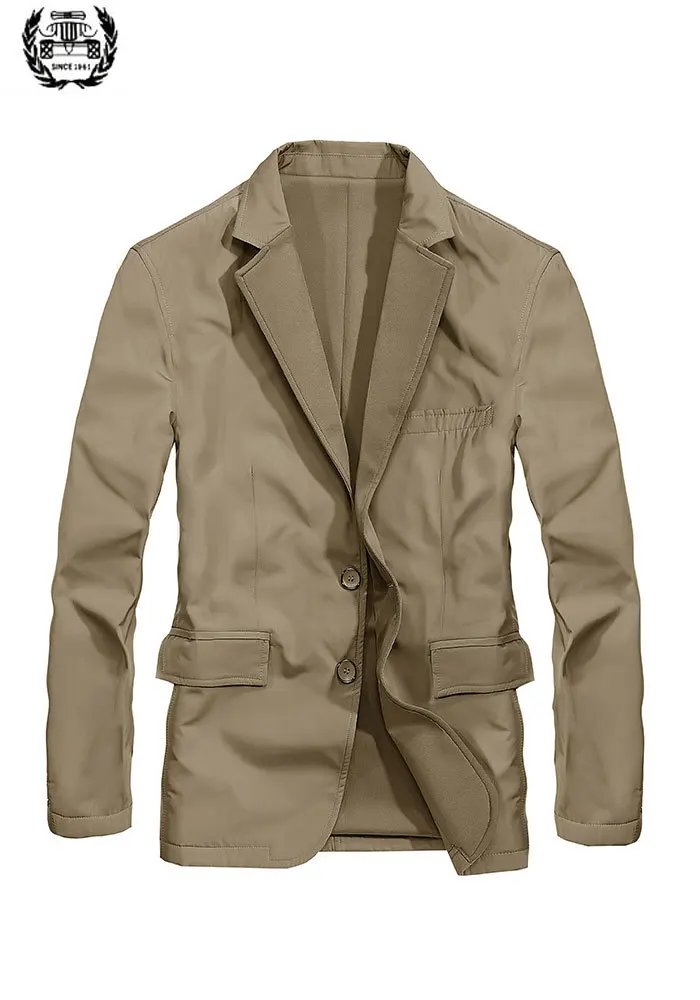 Size Size À Hommes M Nouveauté Longues Solide Black Blazer Jolie Veste Vestes Couleur Vêtements Pardessus Manches Green Asia khaki 2019 Pochette ~ 3xl Slim army Size Fit Marque D9HIE2YW