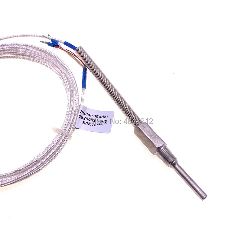 

Free shipping 2pcs/lot 88290021-986 Sullair screw air compressor parts temperature sensor temp transducer transmitter with cable