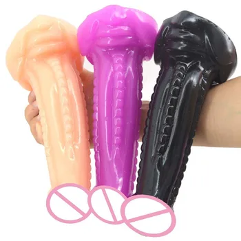 Huge Animal Dildo Big Dinosaur Dildos S Shape Beads Fake Penis With Sucker Anal Plug Gear Massage Sex Toys For Woman Masturbator 1