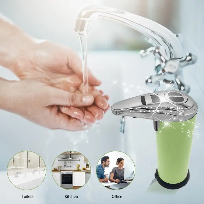 

Automatic Soap Dispenser Fingerprint Infrared Touchless Interference Electric Automatic Liquid Soap Dispenser