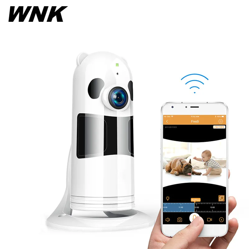 

2019 WNK Home Security IP Camera 960P HD IP Wireless WiFi Baby Monitor Infrared Night Vision Mini CCTV Camera Surveillance Camer
