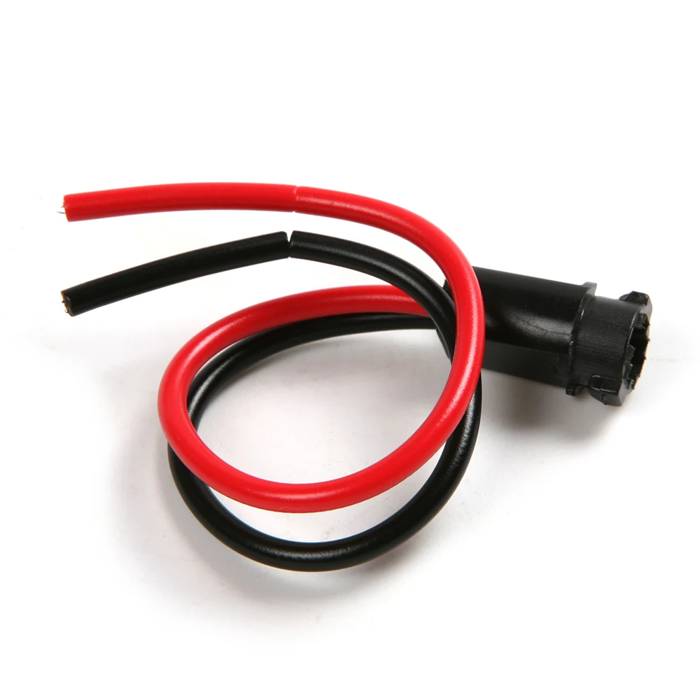 Лидер продаж 1/2 шт. гибкий кабель с резиновой изоляцией 130 мм автомобиля T5 инструмент держатель лампы фары автомобиля адаптер подходит для
