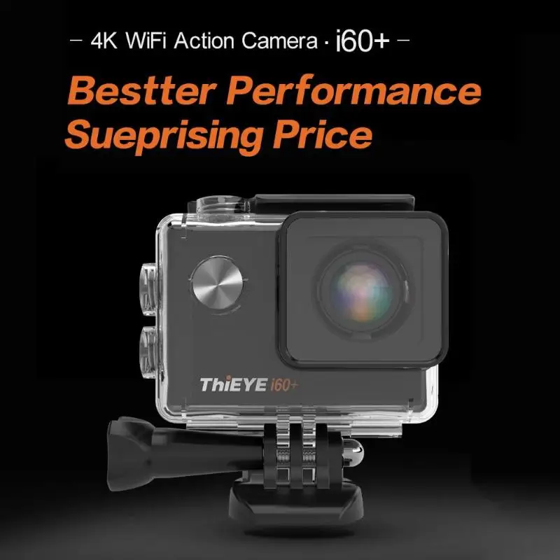 

ThiEYE i60+ 4K 30fps WiFi 40M Waterproof Video Record Sports Action Camera