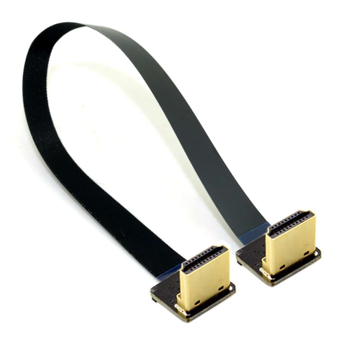 

Chenyang двойной HDMI-совместимый тип А штекер-штекер HDTV CYFPV FPC плоский кабель 20 см 50 см для FPV HDTV мультикоптера антенны