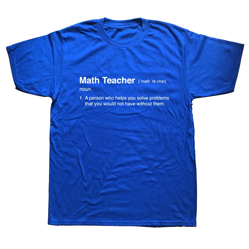 

Math Teacher Definition Calculus Pi Mathematics Professor Men's Adult Graphic Tee T-Shirt Cotton Short Sleeve T Shirt