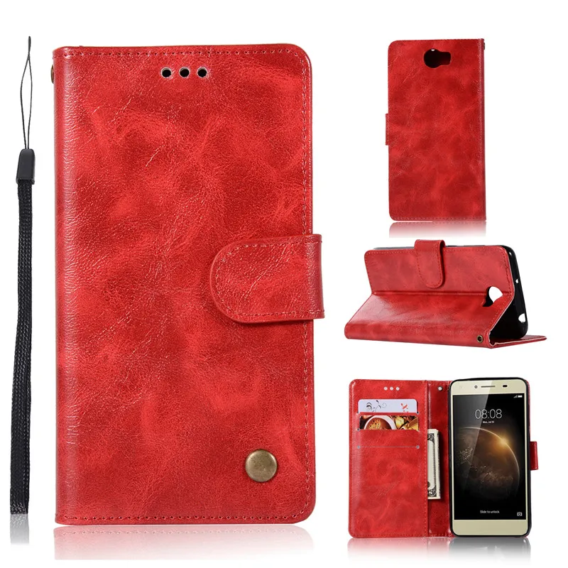 Luxury Leather Case For Huawei Y3II Y5II Y6II Honor 5 5A 5C 6C 7 8 9 8Pro V9 V10 6X 7X 9I 10 Nova Nova2i Capa Wallet | Мобильные