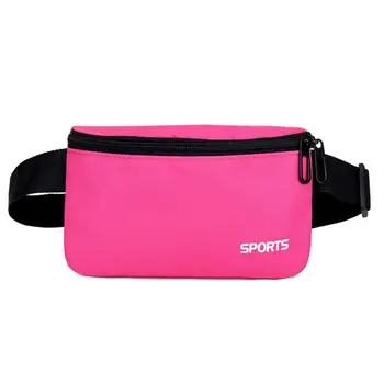 

Casual Men Women Simple Crossbody Chest Waist Bag Letter Print Zipper Fanny Pack