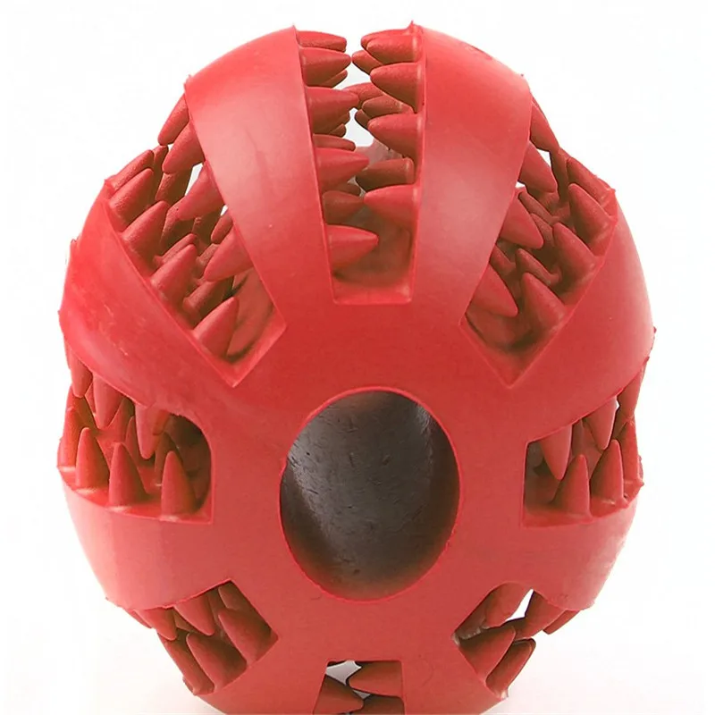 

2019 Pet Dog Toys Toy Funny Interactive Elasticity Ball Dog Chew Toy For Dog Tooth Clean Ball Of Food Extra-tough Rubber Ball