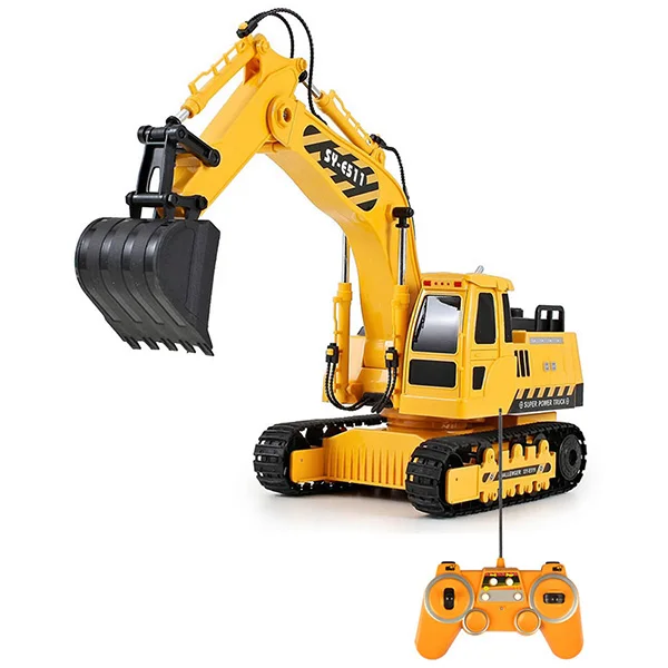 DOUBLEE E511-003 RC автомобили экскаватор на дистанционном управлении дети открытый играть забавная игрушка 2,4 г внедорожный экскаватор RC автомобиль Детский подарок