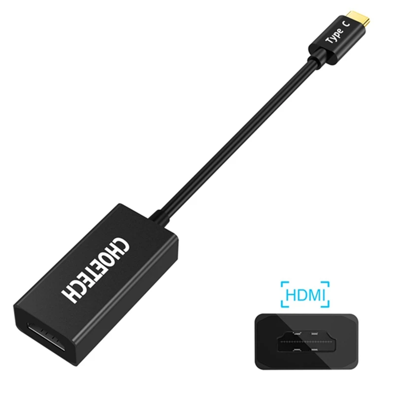 

Choetech Usb C Hdmi Cable Adapter 4K 60Hz Usb 3.1 Type C (Thunderbolt 3 Compatible) Compatible With Galaxy S8,Macbook 2018/201