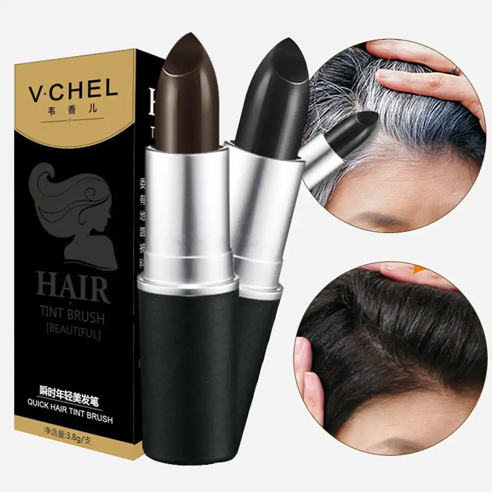 Hair Color Dye Pen New Fast Temporary To Cover White Disposable