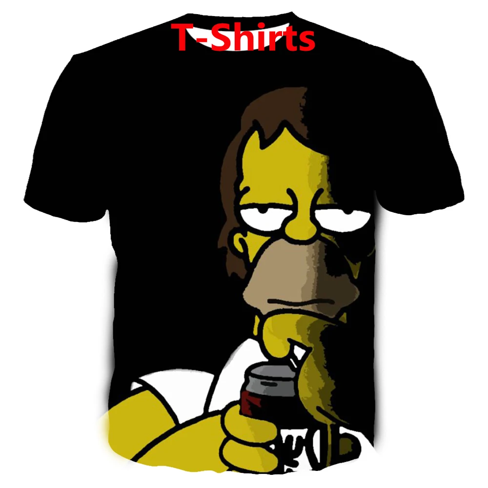 

new simpsons 3d print t shirts/sweatshirts/hoodies/pants men harajuku funny cool tee streetwear hip hop pullover tracksuit tops