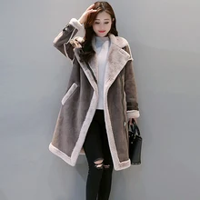 Зимние пальто для женщин, длинная толстая куртка, свободная хлопковая верхняя одежда, одноцветные пальто для женщин, повседневные зимние куртки размера плюс для женщин