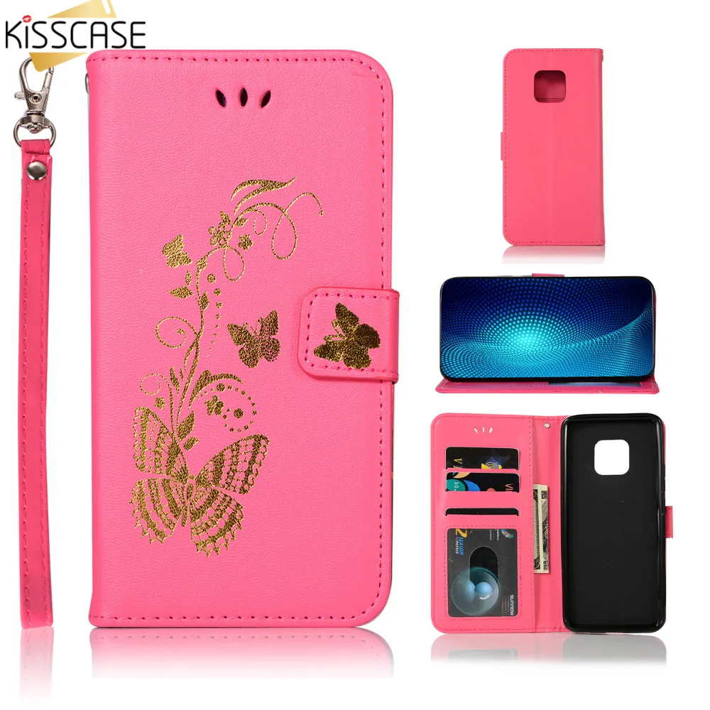 

KISSCASE Butterfly Pattern Case For Huawei Mate 20 Lite 10 Pro Wallet Stand Cover For Huawei P20 P10 P9 P8 Lite Funda Capa