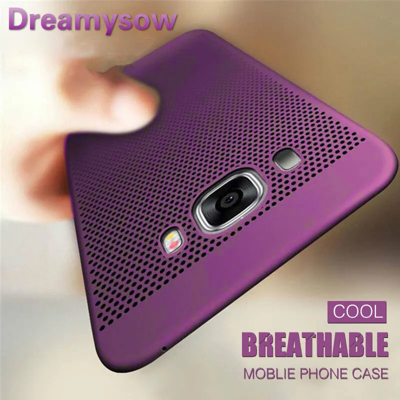 

For S10 Plus S10 Lite Case Hard PC Heat Dissipation Cover For Samsung Galaxy A6 A8 Plus J6 J4 J7 J8 A9S 2018 J5 J7 Prime Capa