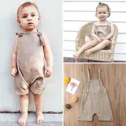 Pudcoco/одежда для малышей; слюнявчик для мальчика; короткие штаны; комбинезон с открытой спиной; комплект одежды