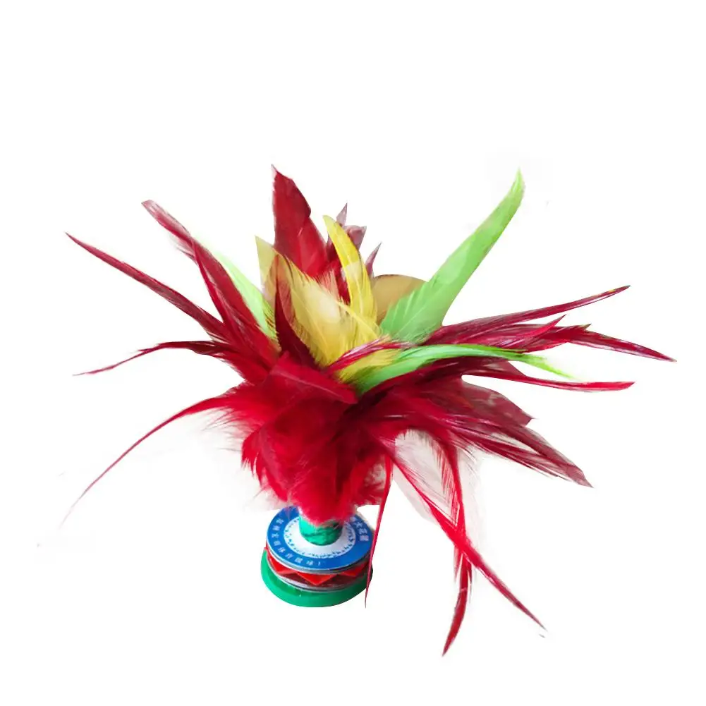 

New Durable Emergency Clothing White Tip Chicken Tail Shuttlecock Color Red Tip Shuttlecock Adult Students Competition Sports
